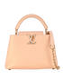 Capucines MM, &pound;3,500, Handbags, Pink, Leather, Front view